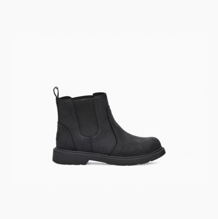 UGG Bolden Weather Black Chelsea Boots for Kids (CYXG61847)